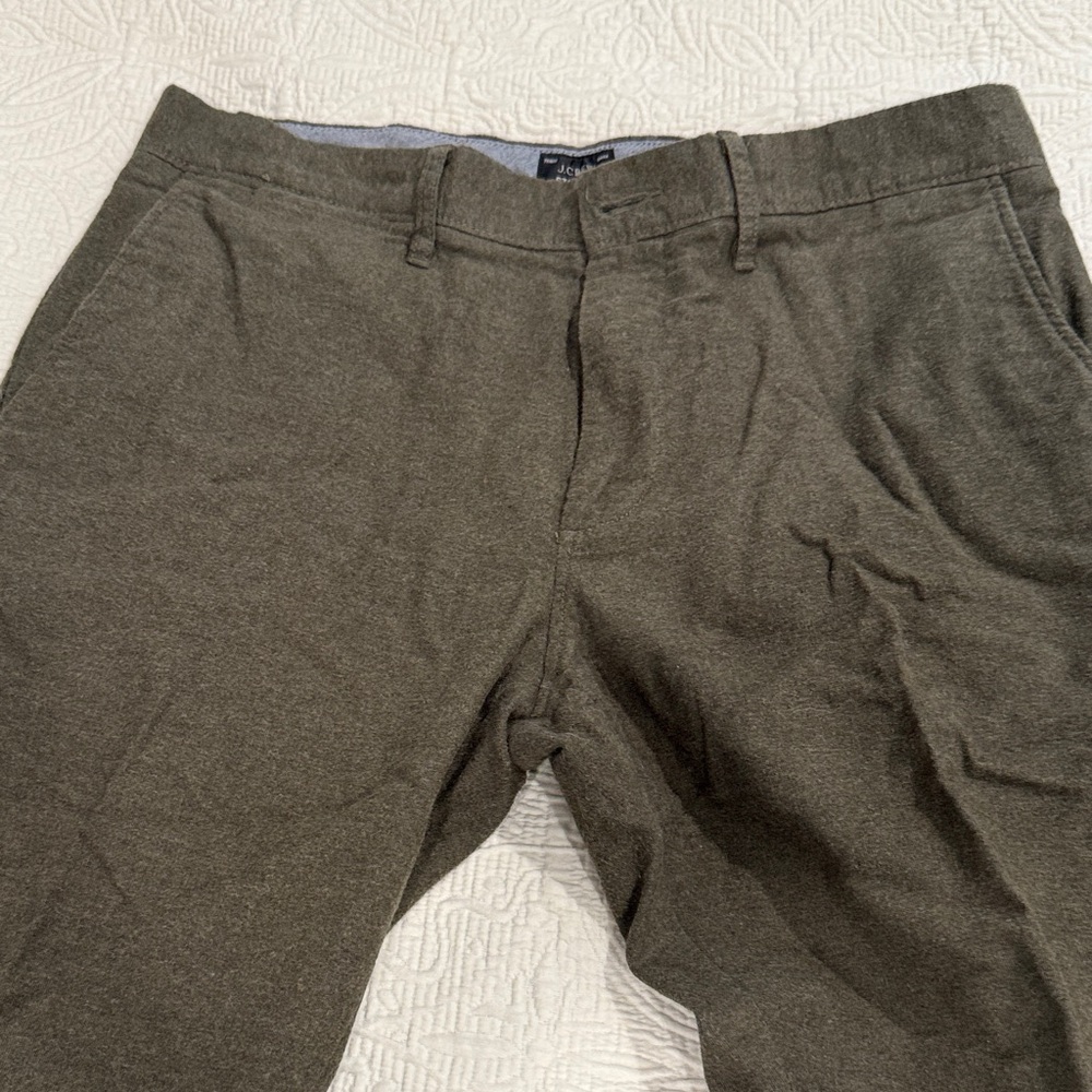 J. Crew Men's Khaki brushed cotton Chinos